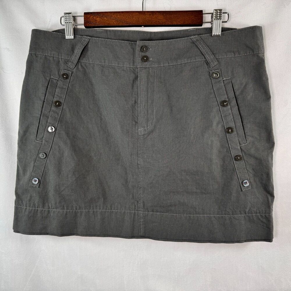 ORAGE Skiwear Casual Cotton Skirt Size 11/12 Dark Gray